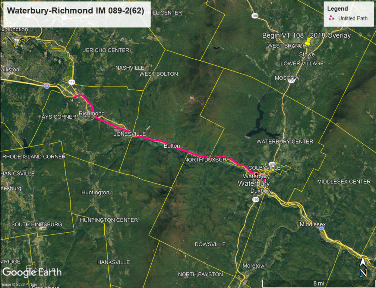 WATERBURY-RICHMOND I-89S  photo